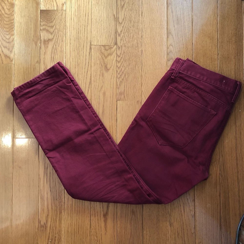 Express for men Jeans slim Maroon/Burgundy